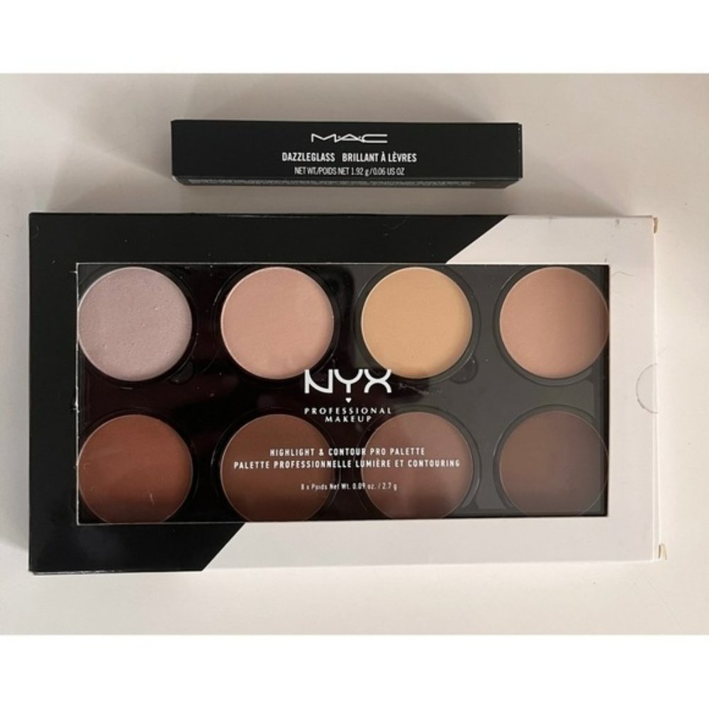 BNIB NYX Highlight and Countour Pro Palette and MAC Pleasure Principal